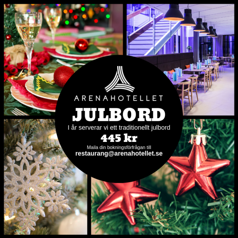 Arenahotellets julbord en upplevelse som ger mersmak Arenahotellet